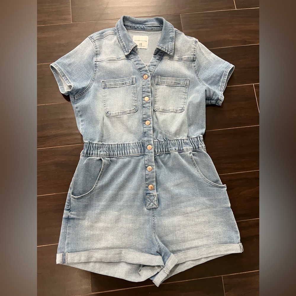 Denim Romper